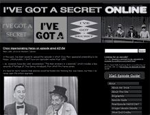 Tablet Screenshot of ivegotasecretonline.com